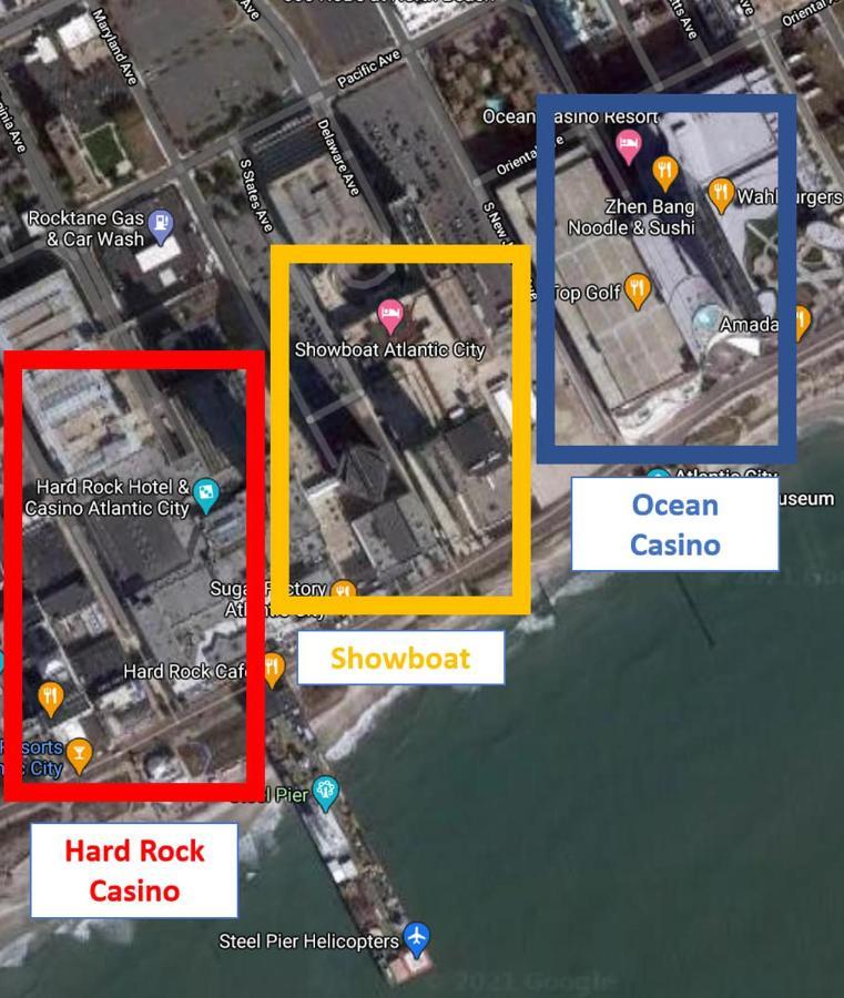 Cozysuites Seaside Condo 2Br3Ba Condo Showboat Atlantic City Bagian luar foto